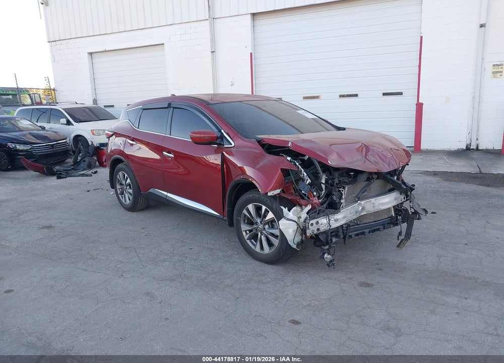 2018 NISSAN MURANO S VIN: 5N1AZ2MG3JN164548