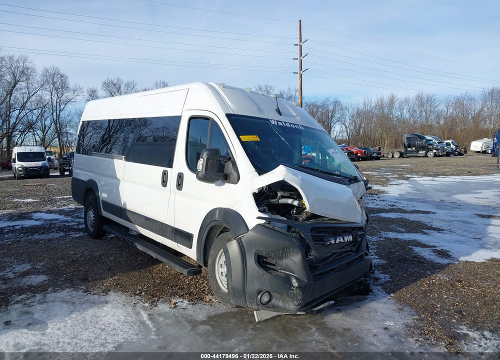 2025 RAM PROMASTER 3500 CARGO VAN TRADESMAN HIGH ROOF 159 WB EXT VIN: 3C6MRVJG8SE510355