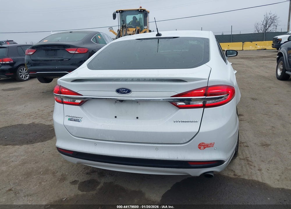 2018 FORD FUSION ENERGI TITANIUM VIN: 3FA6P0SU5JR176927