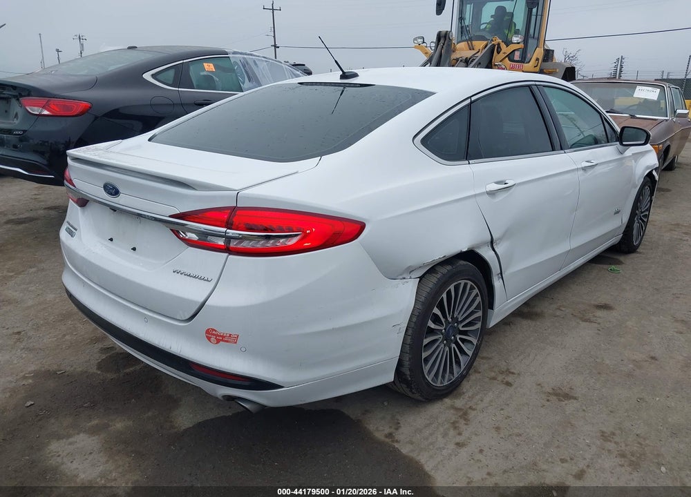2018 FORD FUSION ENERGI TITANIUM VIN: 3FA6P0SU5JR176927
