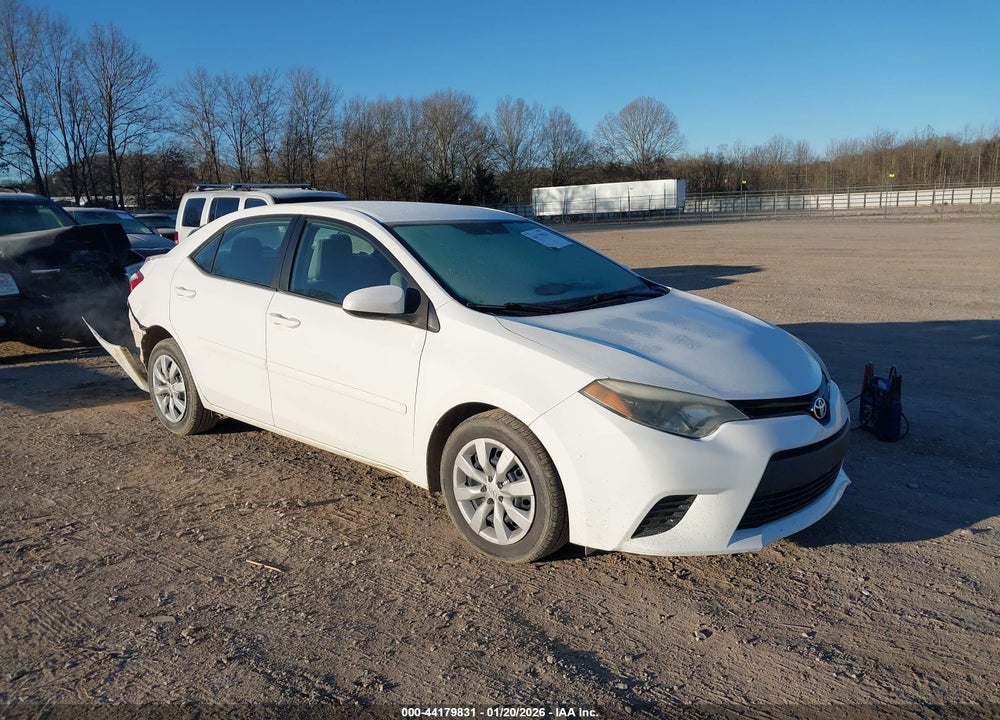 2014 TOYOTA COROLLA LE VIN: 2T1BURHE2EC102298
