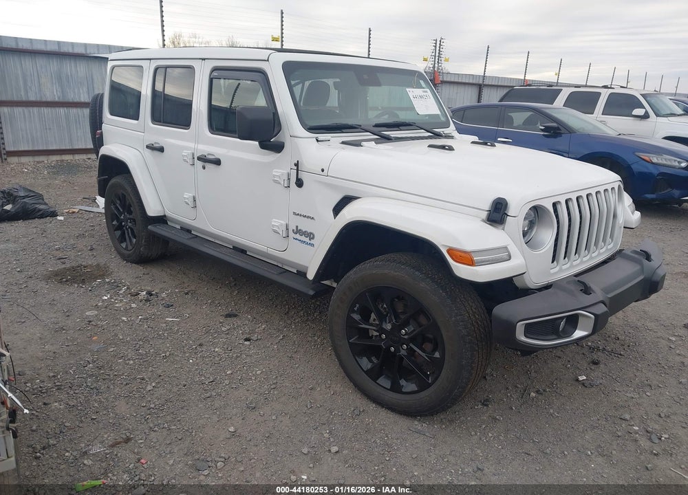 2021 JEEP WRANGLER 4XE UNLIMITED SAHARA 4X4 VIN: 1C4JJXP65MW747942