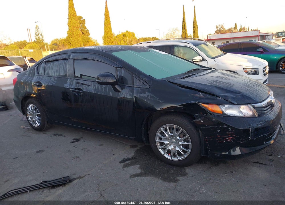 2012 HONDA CIVIC LX VIN: 2HGFB2F52CH323793