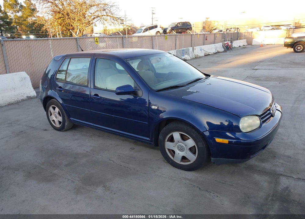 2001 VOLKSWAGEN GOLF GLS VIN: 9BWGT21J414007249