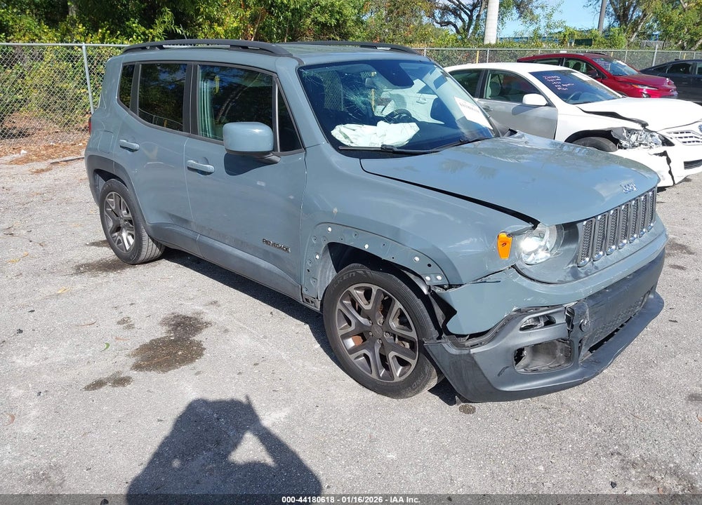 2017 JEEP RENEGADE LATITUDE FWD VIN: ZACCJABB1HPF98796