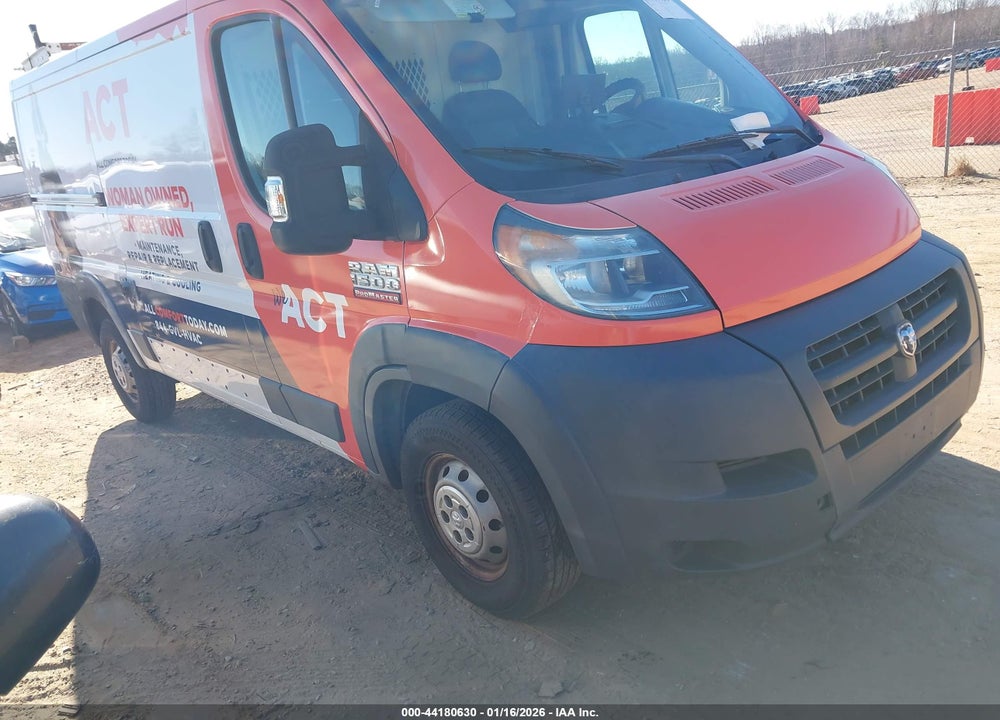 2017 RAM PROMASTER 1500 LOW ROOF 136 WB VIN: 3C6TRVAG4HE516013