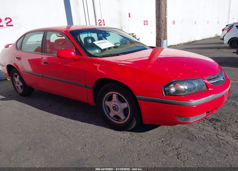 2000 CHEVROLET IMPALA LS VIN: 2G1WH55KXY9216426