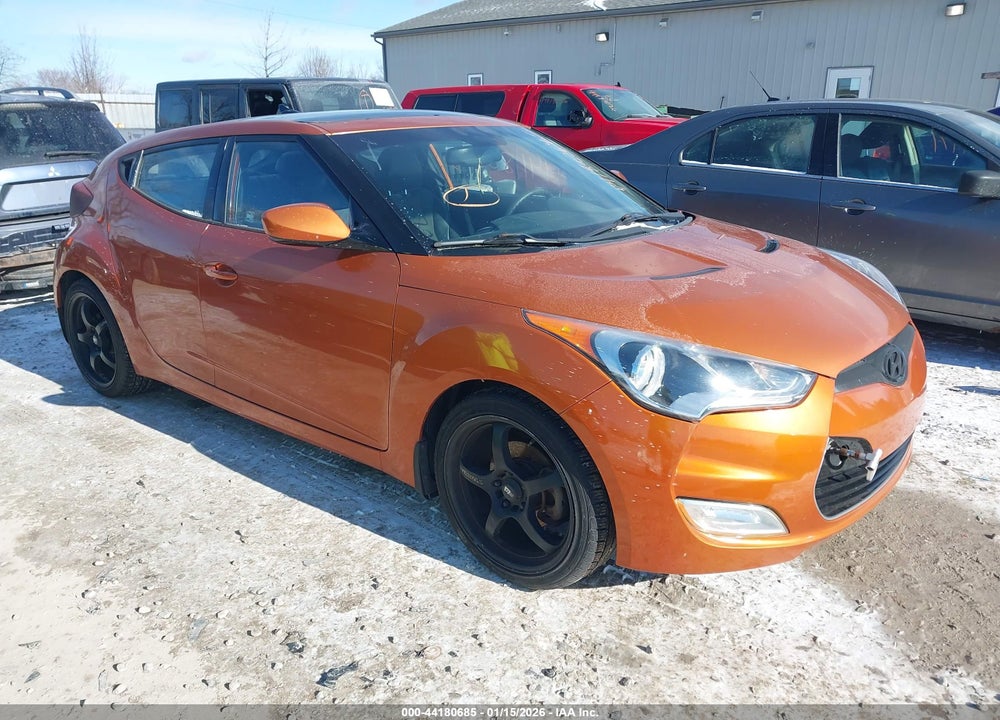 2013 HYUNDAI VELOSTER BASE W/BLACK VIN: KMHTC6AD1DU126855