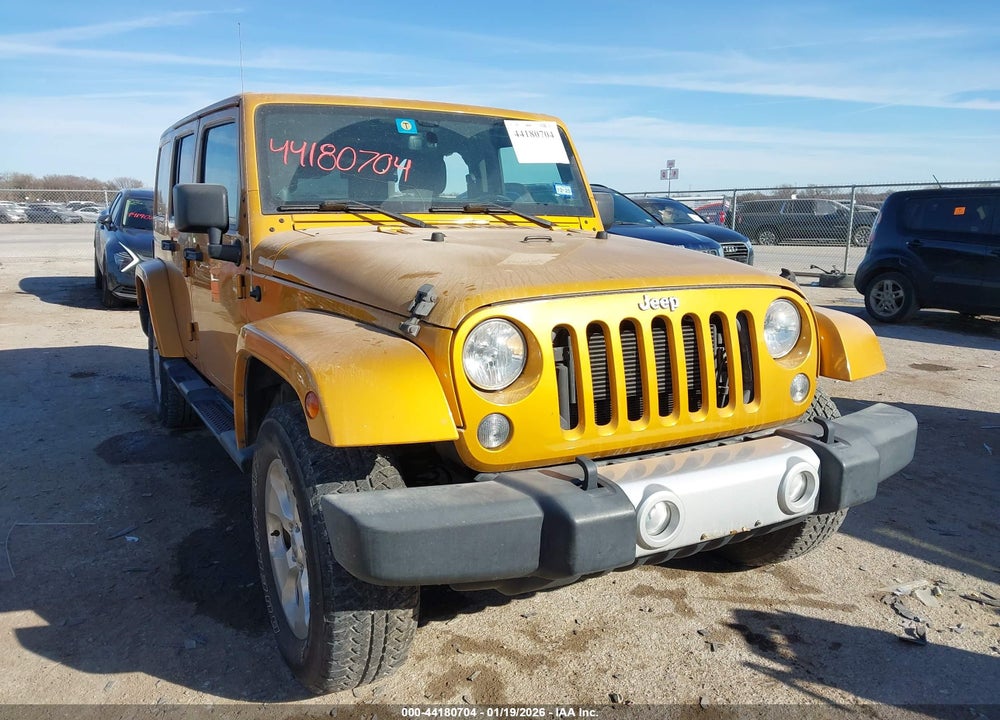 2014 JEEP WRANGLER UNLIMITED SAHARA VIN: 1C4BJWEG2EL168646