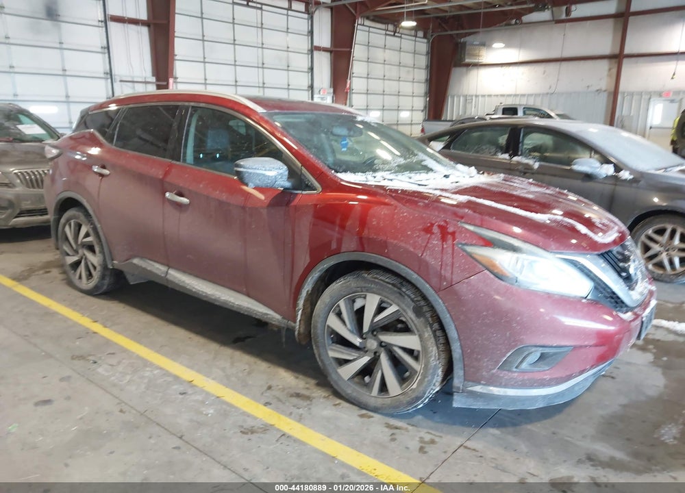 2015 NISSAN MURANO PLATINUM VIN: 5N1AZ2MHXFN209551