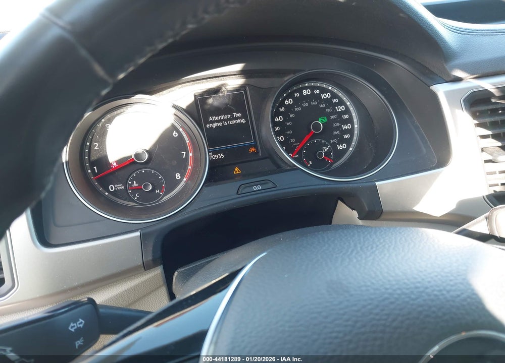 2019 VOLKSWAGEN ATLAS 3.6L V6 SE W/TECHNOLOGY VIN: 1V2UR2CA5KC526938