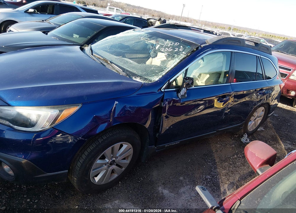 2017 SUBARU OUTBACK 2.5I PREMIUM VIN: 4S4BSAHC3H3372395