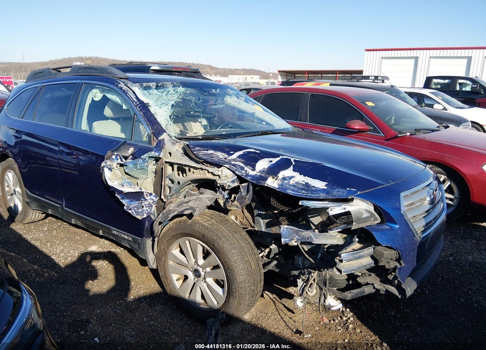2017 SUBARU OUTBACK 2.5I PREMIUM VIN: 4S4BSAHC3H3372395