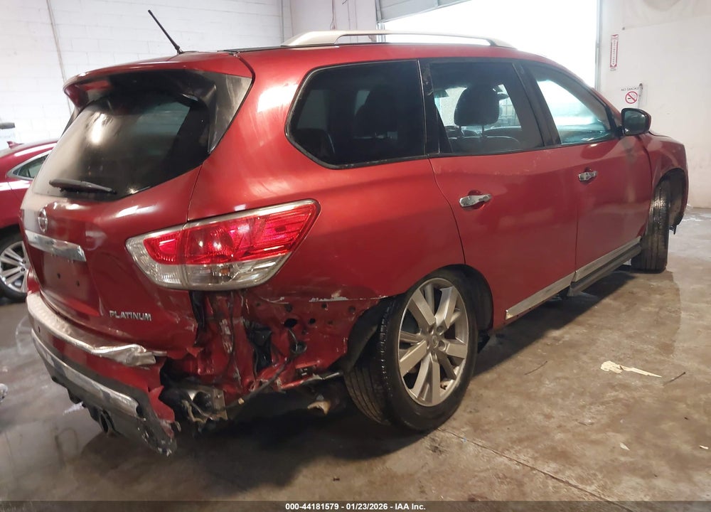 2015 NISSAN PATHFINDER PLATINUM VIN: 5N1AR2MN6FC618969