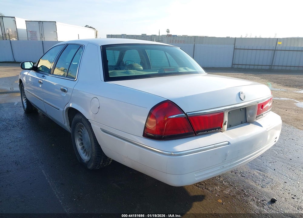 2000 MERCURY GRAND MARQUIS LS VIN: 2MEFM75W8YX671450