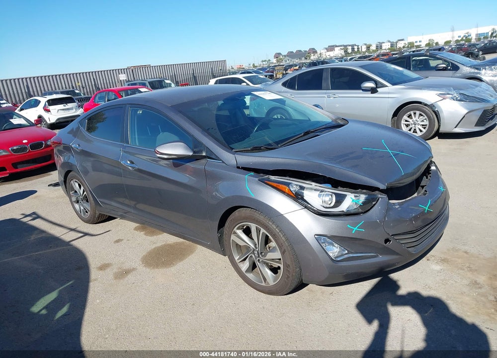 2016 HYUNDAI ELANTRA LIMITED VIN: KMHDH4AE4GU646622