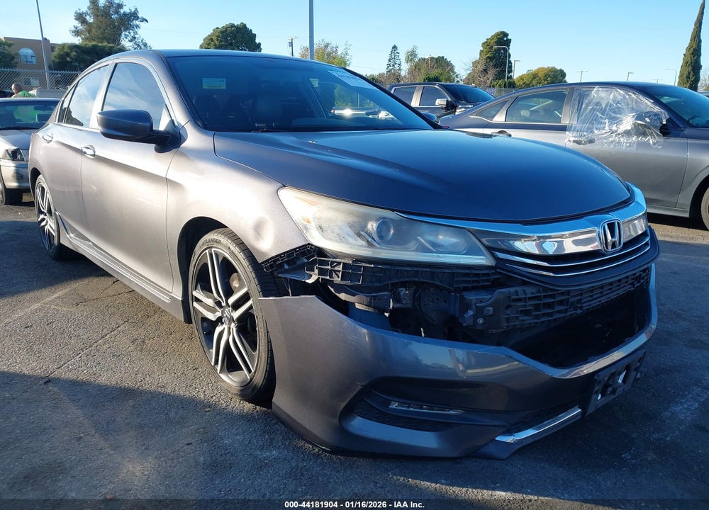 2017 HONDA ACCORD SPORT VIN: 1HGCR2F52HA060306