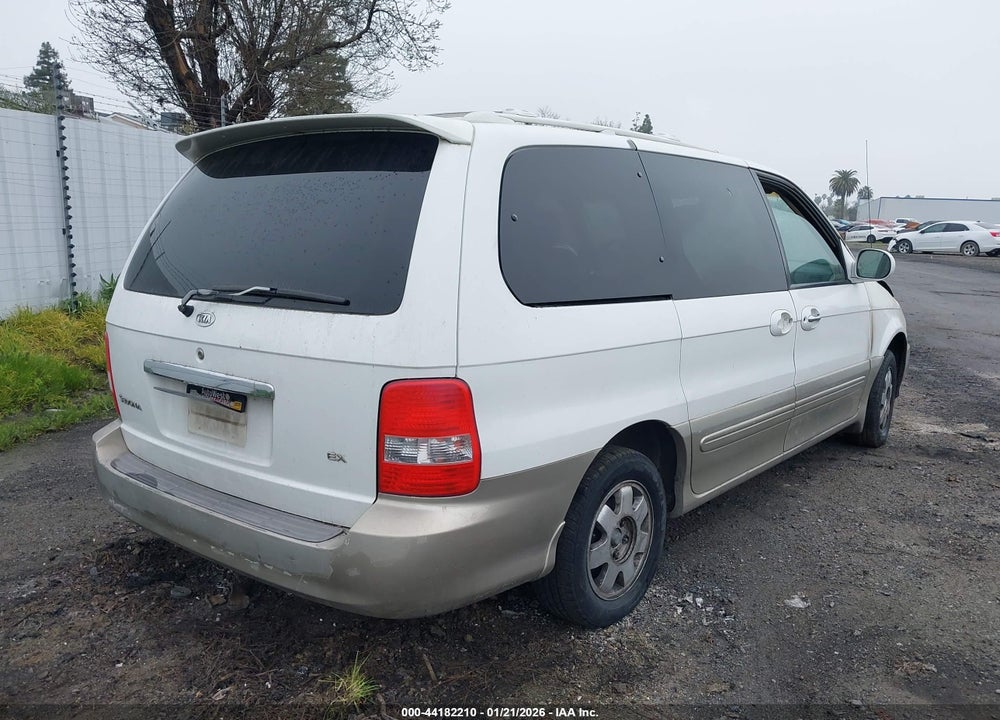 2003 KIA SEDONA EX/LX VIN: KNDUP131536400659