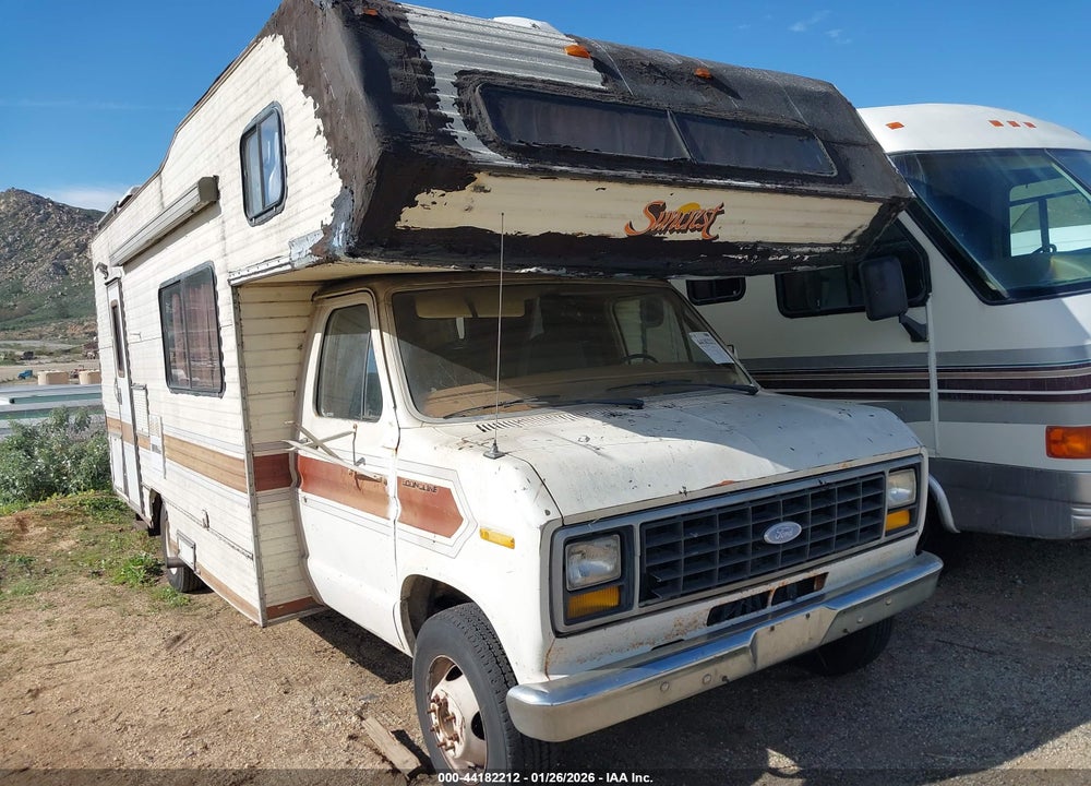 1983 FORD ECONOLINE E350 CUTAWAY VAN VIN: 1FDKE30L1DHB02335