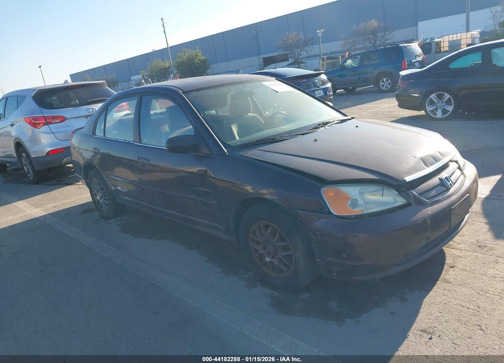 2001 HONDA CIVIC LX VIN: 2HGES16581H558069