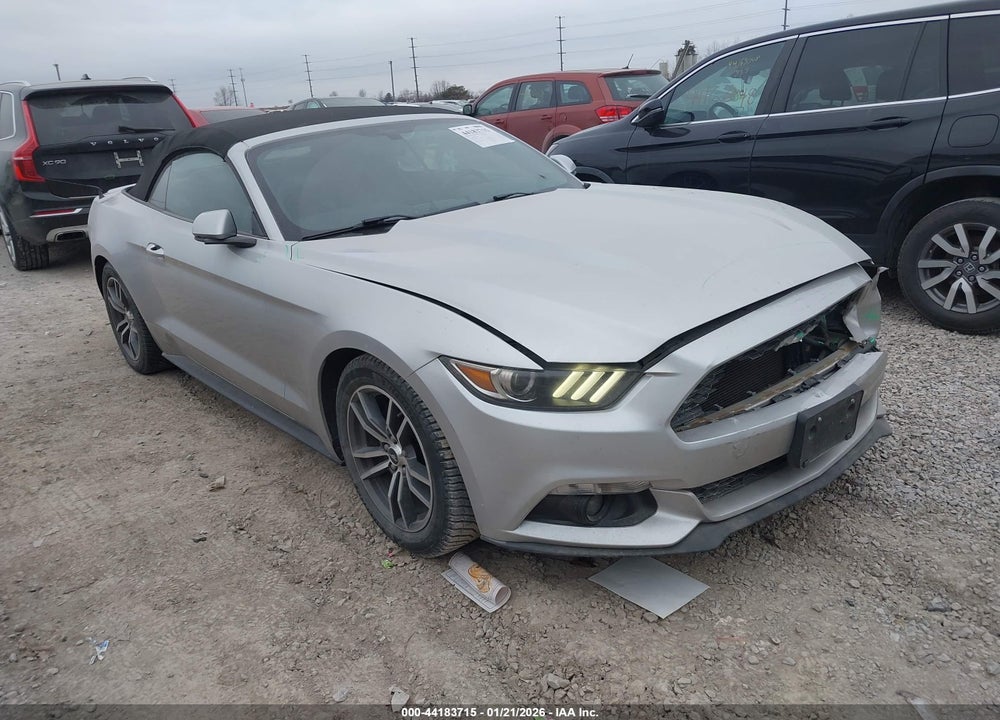 2016 FORD MUSTANG ECOBOOST PREMIUM VIN: 1FATP8UH4G5300036