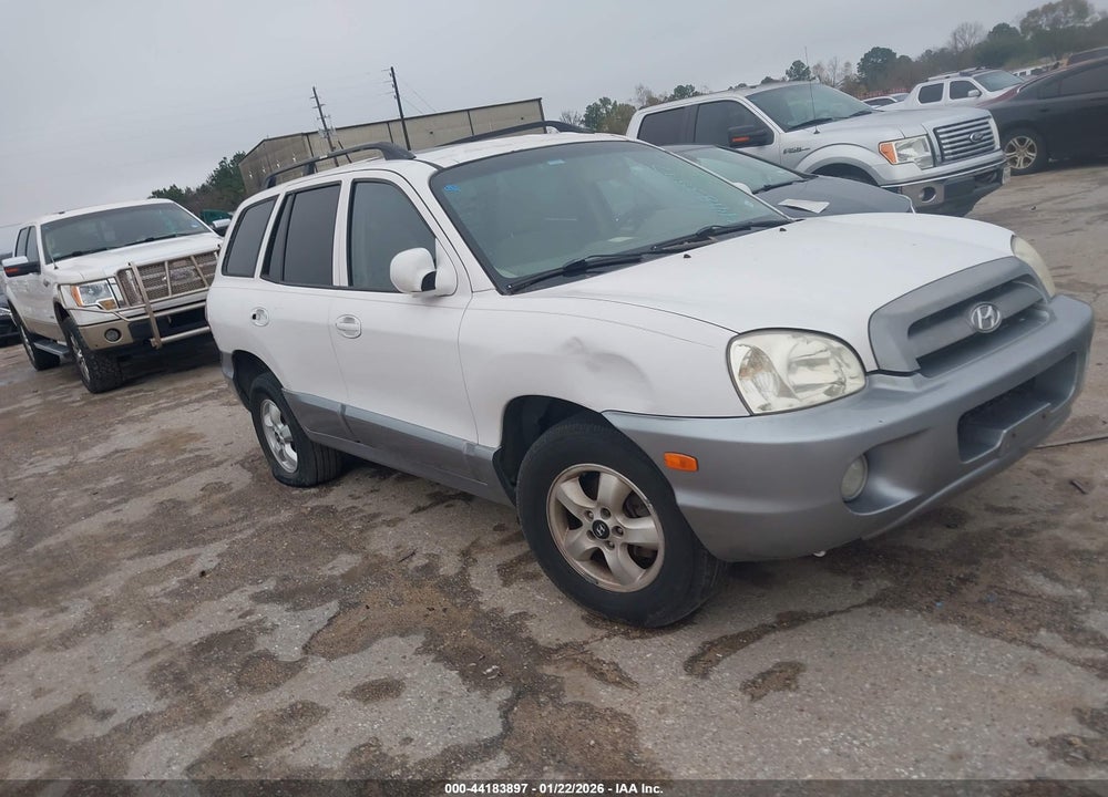 2005 HYUNDAI SANTA FE GLS VIN: KM8SC13DX5U981373