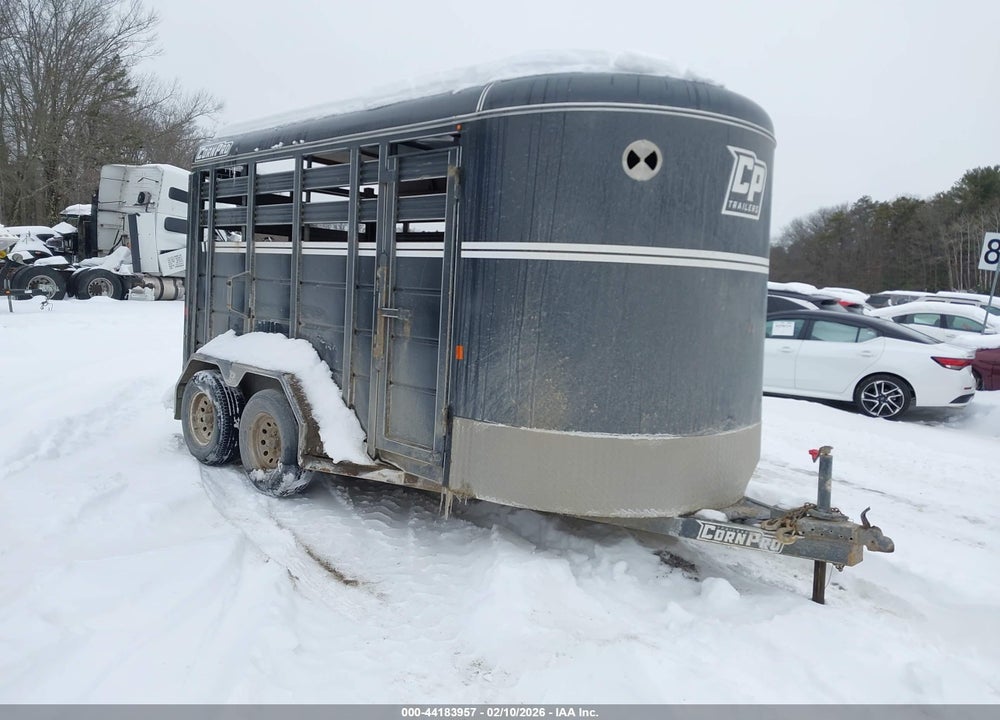 2022 CORNELIUS MFG INC HORSE TRAILER VIN: 4MJSB1422NE081130