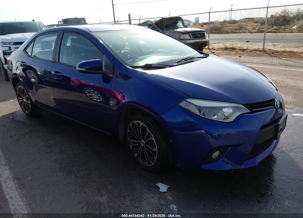 2016 TOYOTA COROLLA S PREMIUM VIN: 5YFBURHE8GP505074