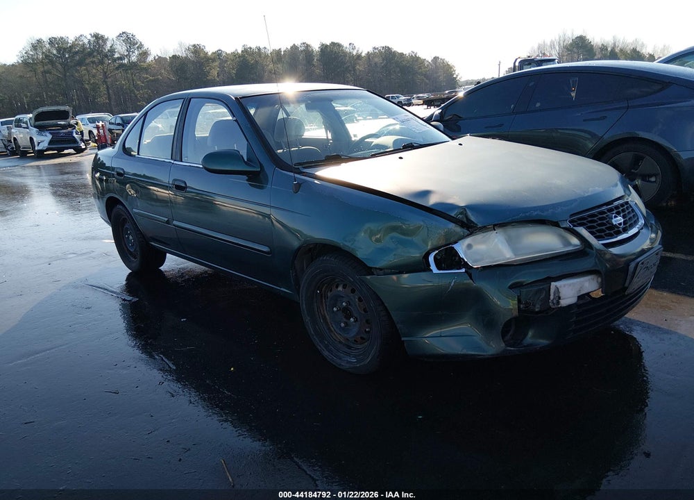 2000 NISSAN SENTRA GXE/XE VIN: 3N1CB51D6YL329079