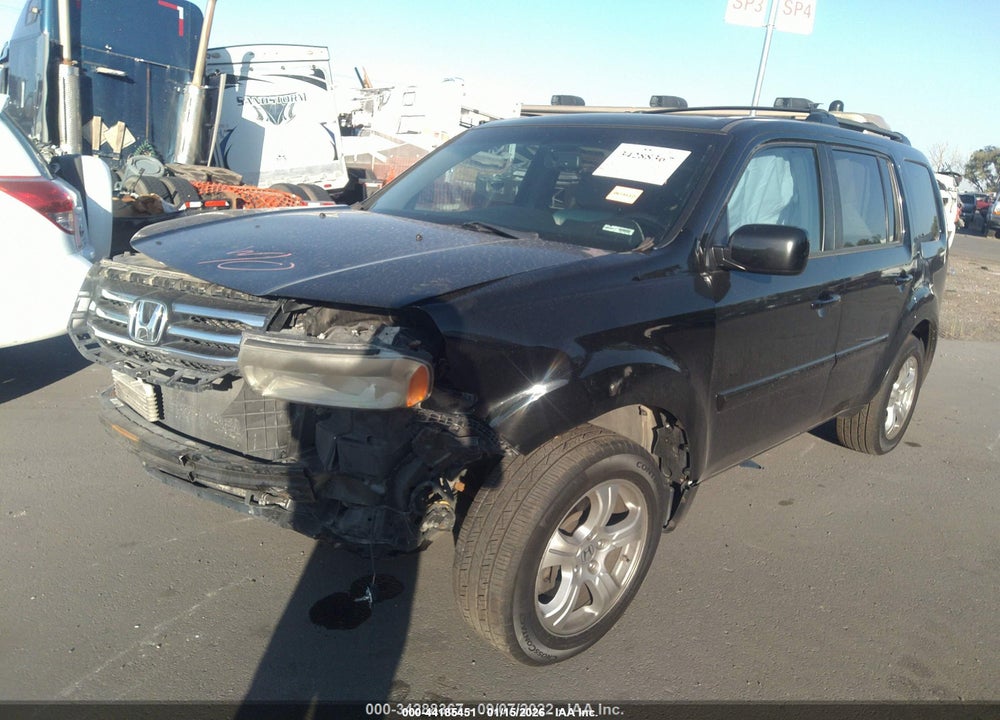 2013 HONDA PILOT EX-L VIN: 5FNYF4H72DB002155