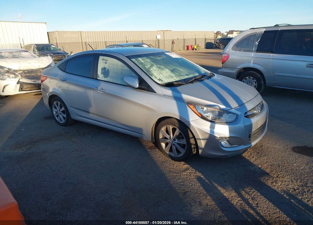2012 HYUNDAI ACCENT GLS VIN: KMHCU4AE3CU181669