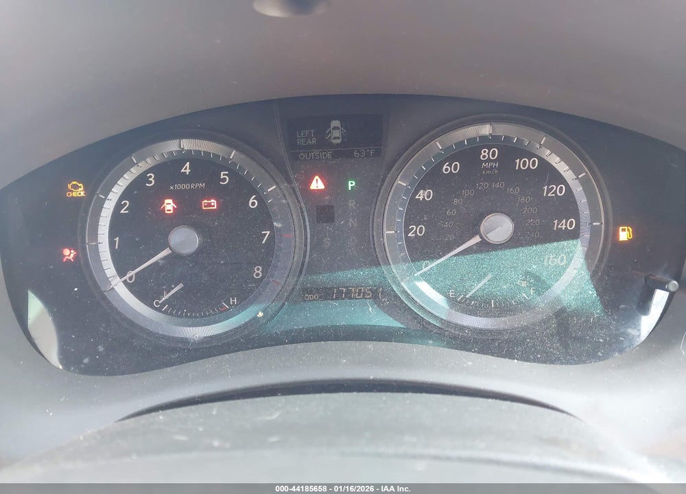 2007 LEXUS ES 350 VIN: JTHBJ46G072043817