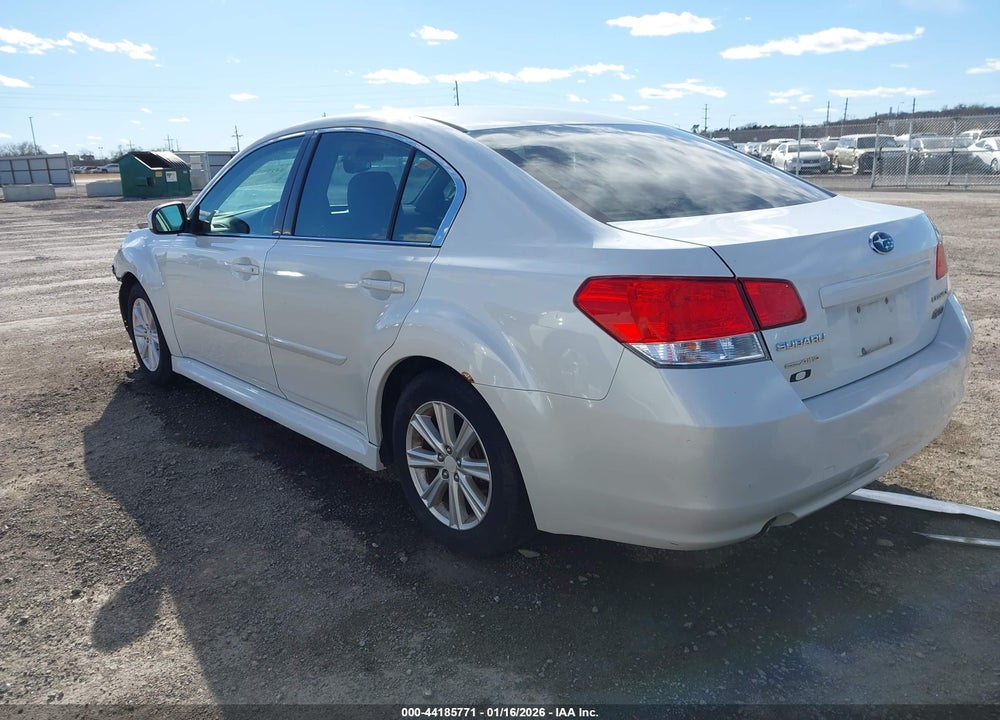 2012 SUBARU LEGACY 2.5I PREMIUM VIN: 4S3BMCG64C3005729
