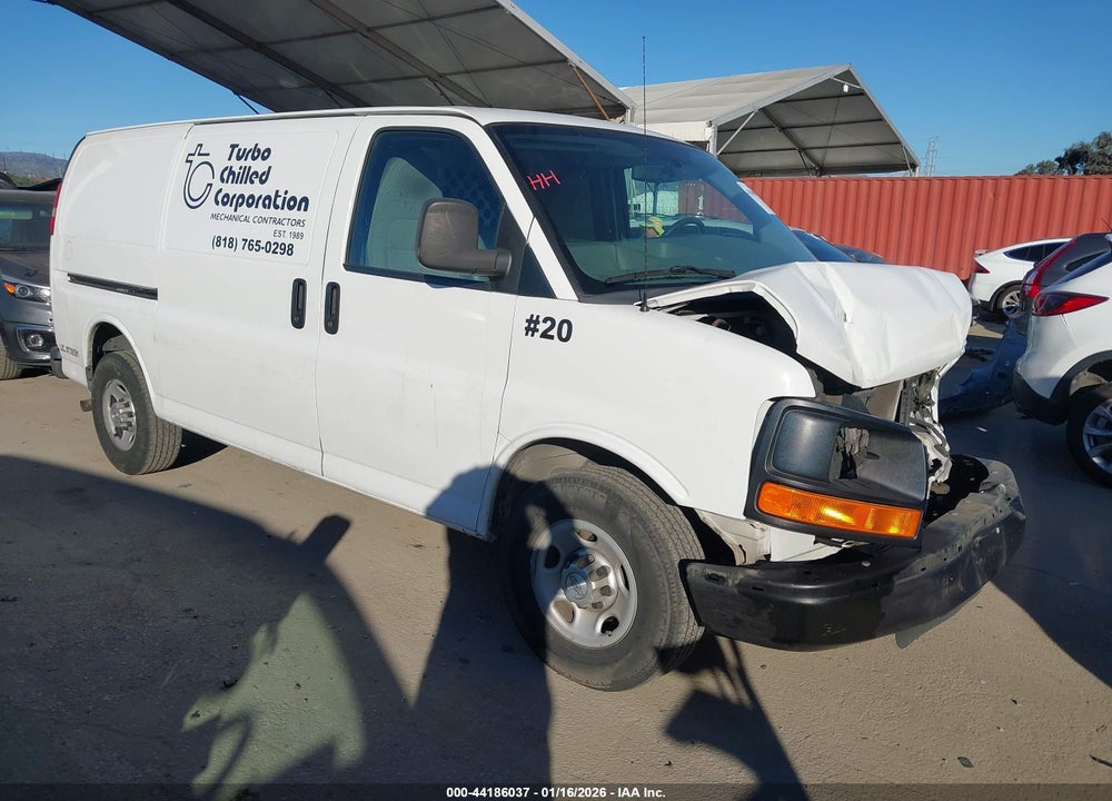 2014 CHEVROLET EXPRESS 2500 WORK VAN VIN: 1GCWGFCA6E1206180