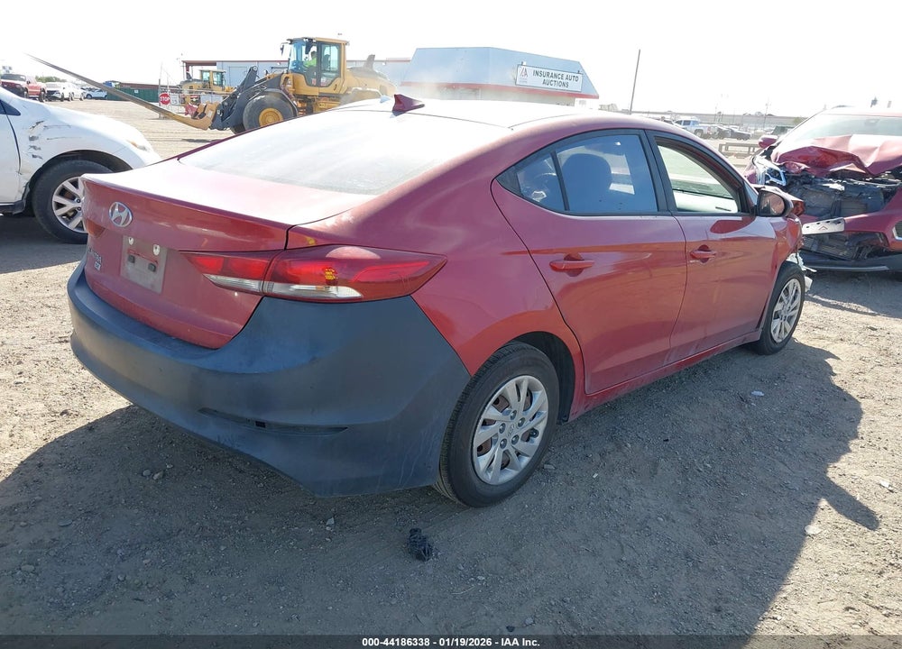 2017 HYUNDAI ELANTRA SE VIN: KMHD74LF9HU400613