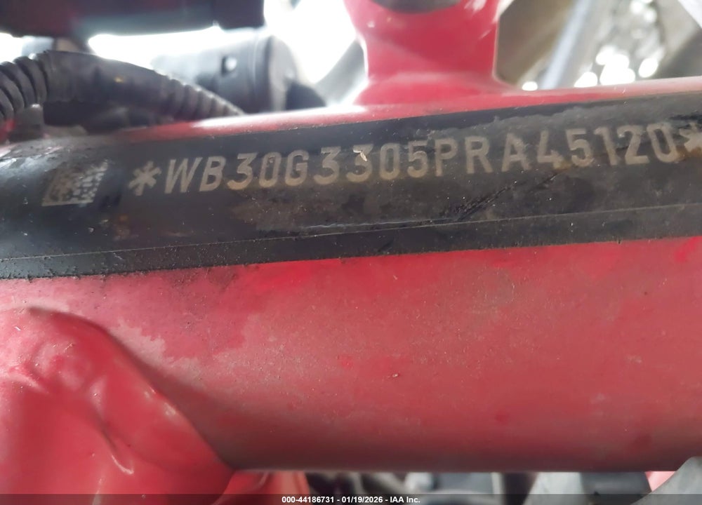 2023 BMW G310 GS VIN: WB30G3305PRA45120