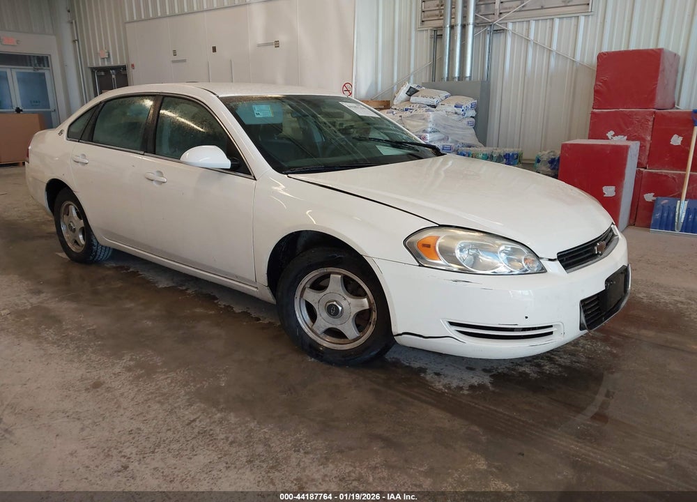 2008 CHEVROLET IMPALA POLICE VIN: 2G1WS553781336399