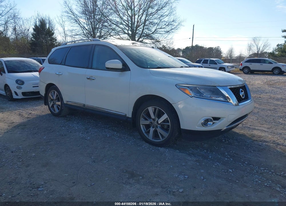 2015 NISSAN PATHFINDER PLATINUM VIN: 5N1AR2MN6FC655780