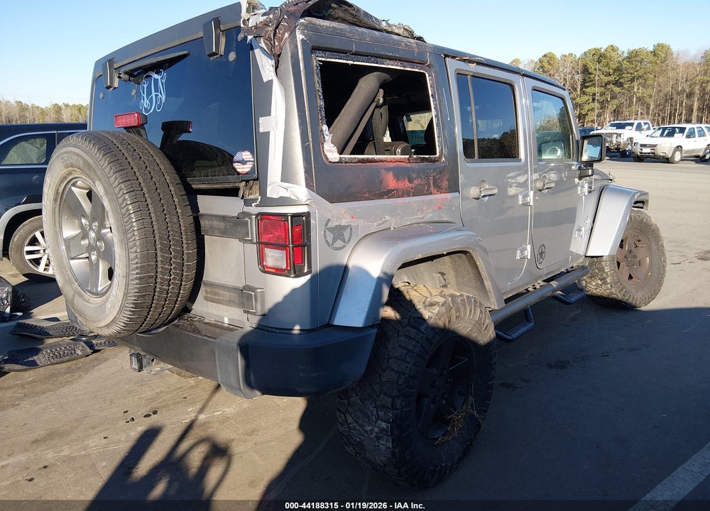 2015 JEEP WRANGLER UNLIMITED FREEDOM EDITION VIN: 1C4BJWDG0FL636263