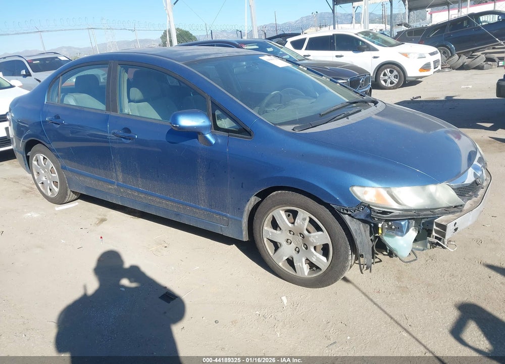 2009 HONDA CIVIC LX VIN: 19XFA16599E033745