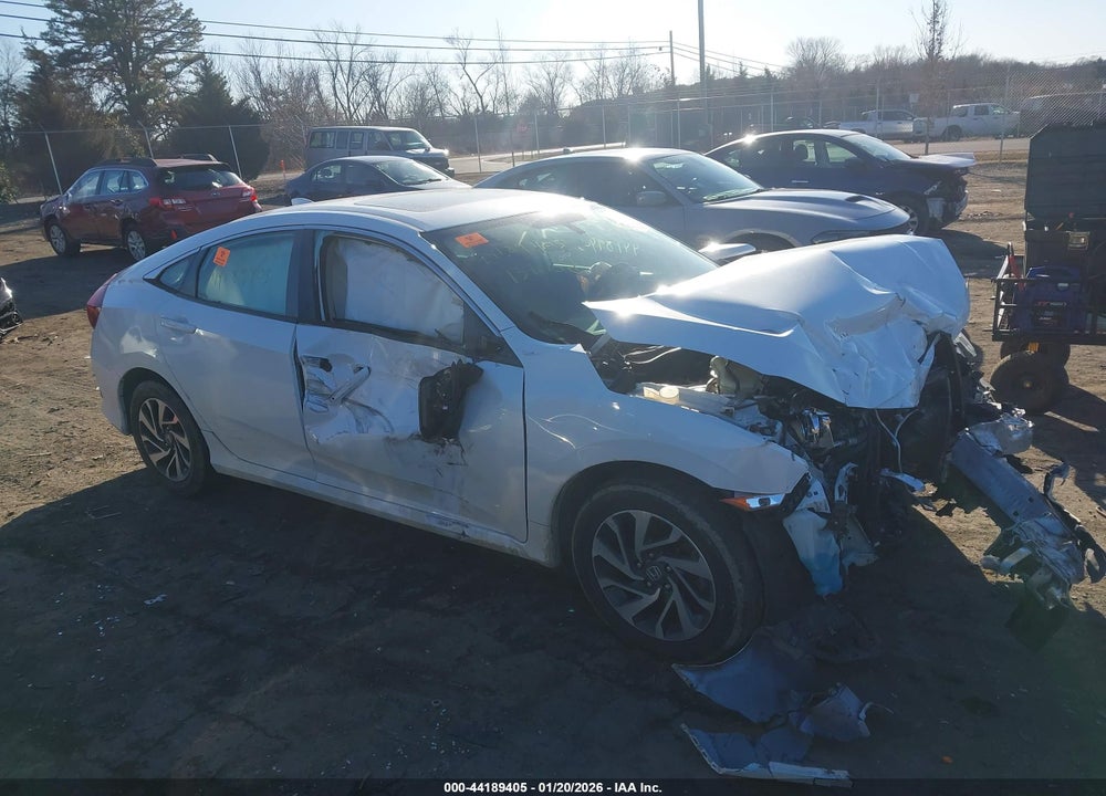 2018 HONDA CIVIC EX VIN: 19XFC2F78JE016666