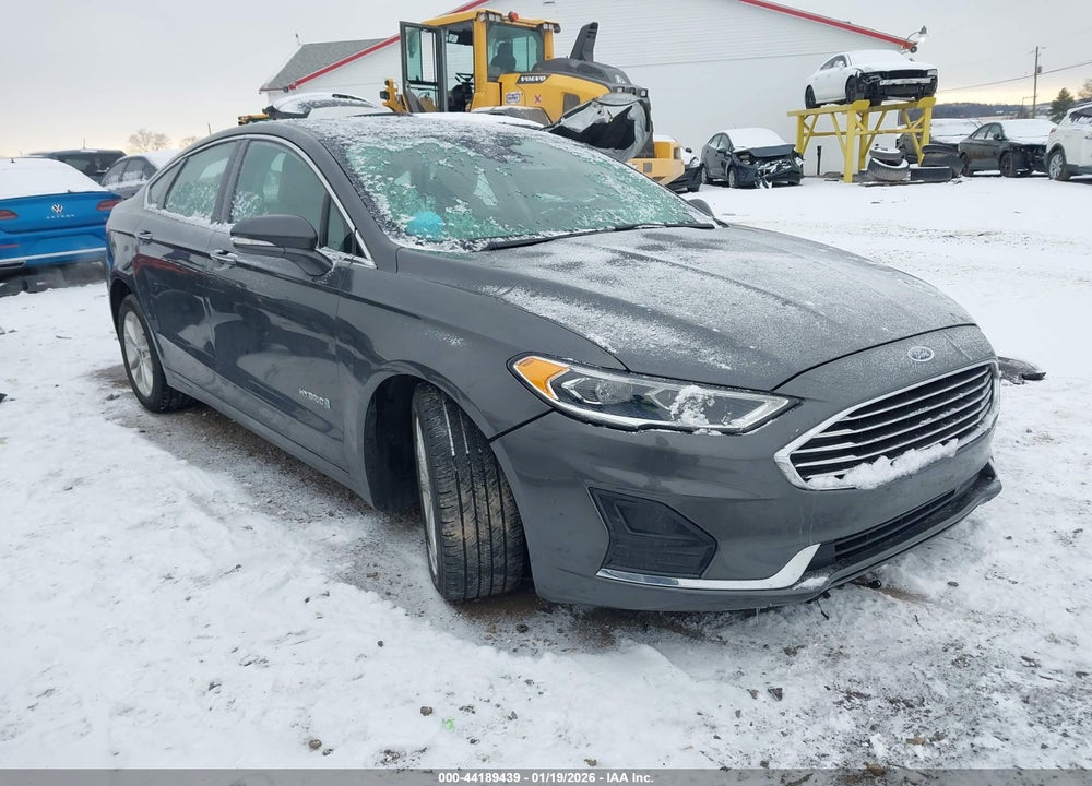 2019 FORD FUSION HYBRID SEL VIN: 3FA6P0MU2KR192839