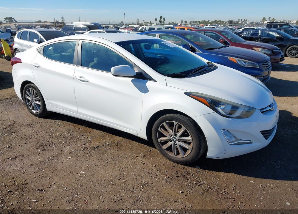 2014 HYUNDAI ELANTRA SE VIN: 5NPDH4AEXEH495667