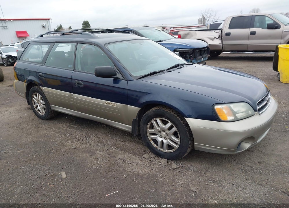 2002 SUBARU OUTBACK VIN: 4S3BH665627652087