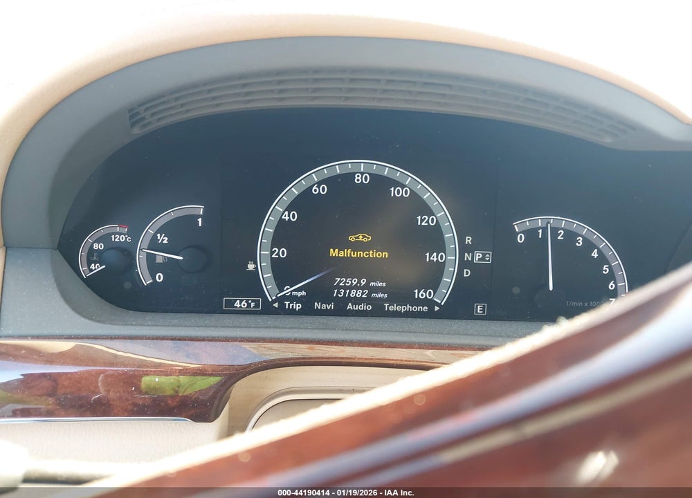 2012 MERCEDES-BENZ S 550 4MATIC VIN: WDDNG9EB5CA480038