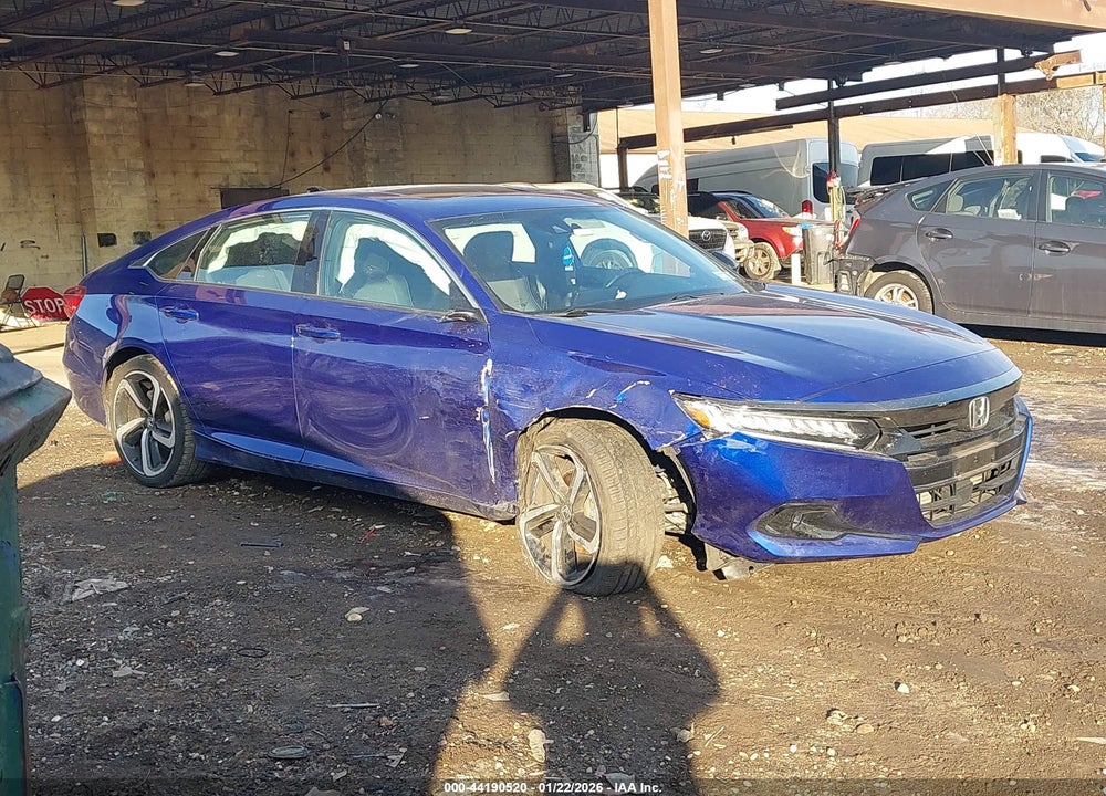 2022 HONDA ACCORD SPORT 2.0T VIN: 1HGCV2F38NA012878