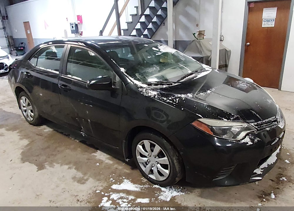 2016 TOYOTA COROLLA LE VIN: 2T1BURHE1GC637643