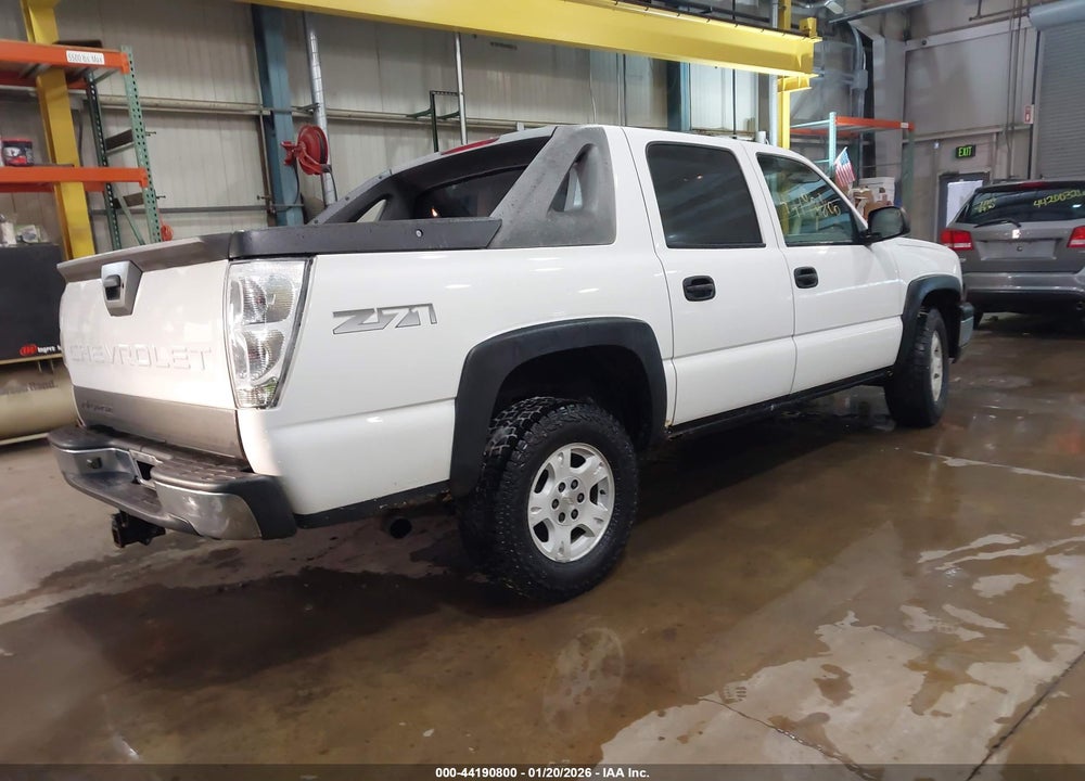 2004 CHEVROLET AVALANCHE 1500 VIN: 3GNEK12T24G210296