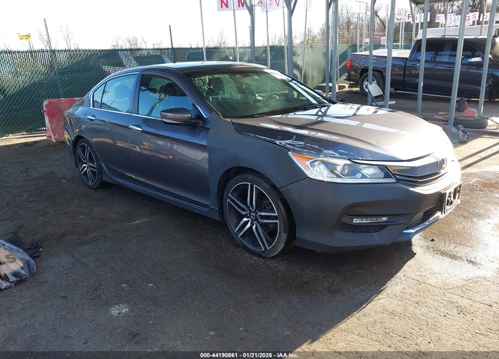 2017 HONDA ACCORD SPORT VIN: 1HGCR2F63HA050988