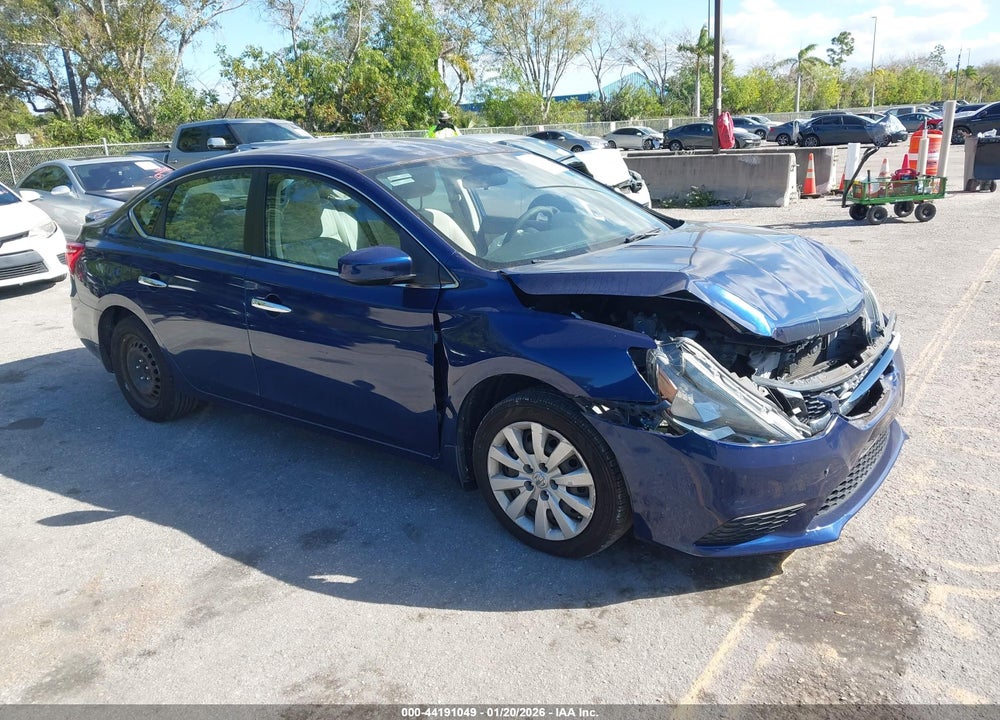 2016 NISSAN SENTRA SV VIN: 3N1AB7AP9GY310136